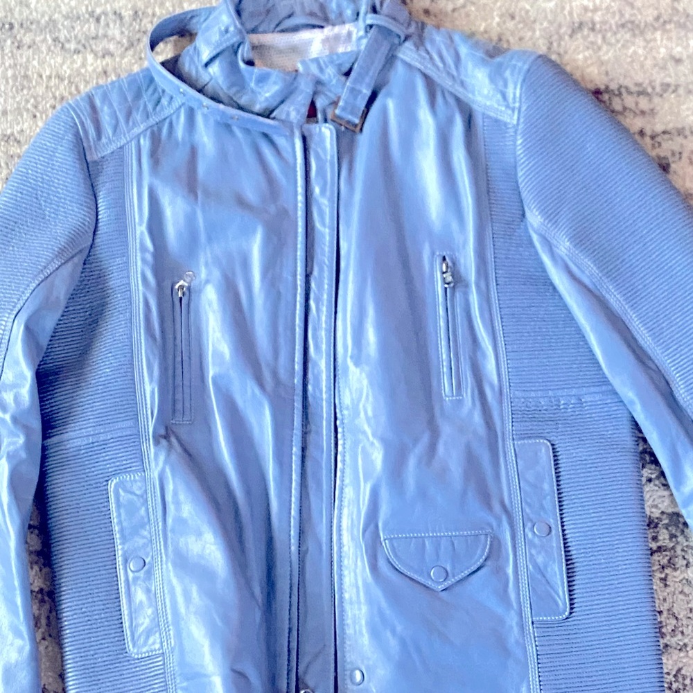 Comstock & company leather jacket